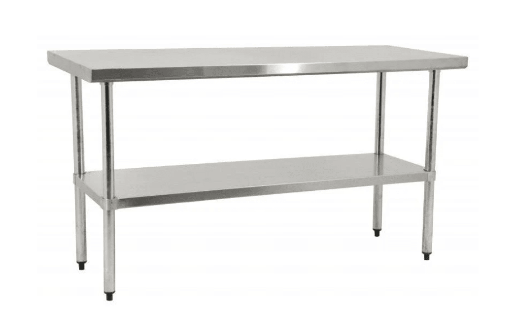 EXTRA STAINLESS STEEL WORK TABLE (NON-REFRIGERATED) 30"x48"
